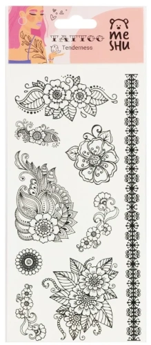 MESHU наклейка-тату tenderness 23*9см